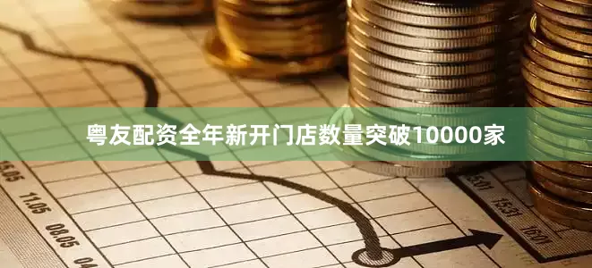 粤友配资全年新开门店数量突破10000家