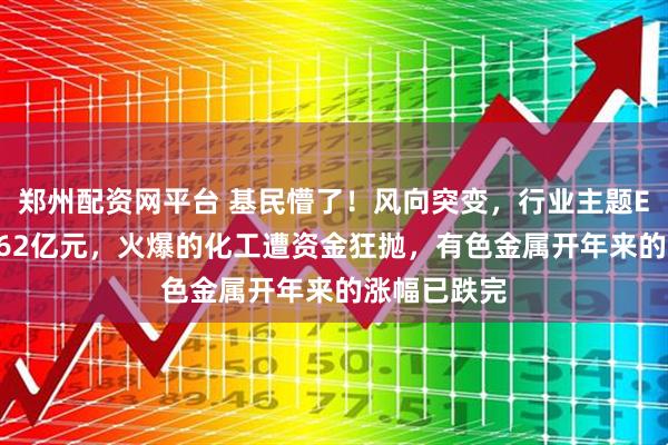 郑州配资网平台 基民懵了！风向突变，行业主题ETF净流出262亿元，火爆的化工遭资金狂抛，有色金属开年来的涨幅已跌完