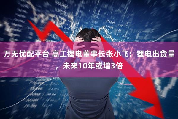 万无优配平台 高工锂电董事长张小飞：锂电出货量，未来10年或增3倍